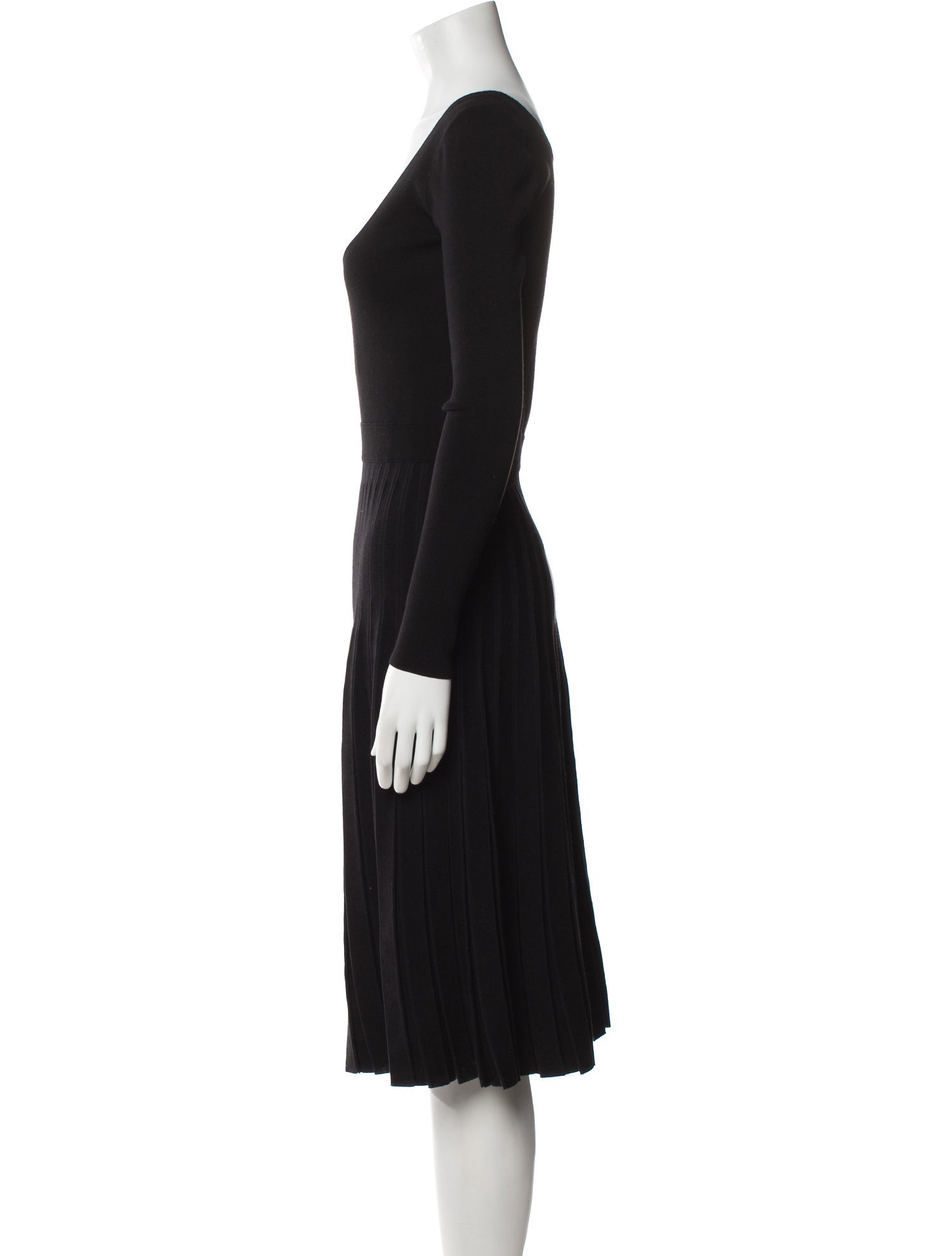 Tory Burch Scoop Neck Midi Length Dress