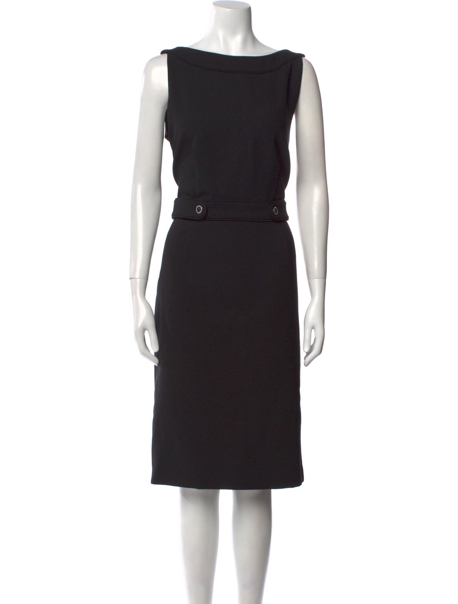 Tory Burch Bateau Neckline Knee-Length Dress