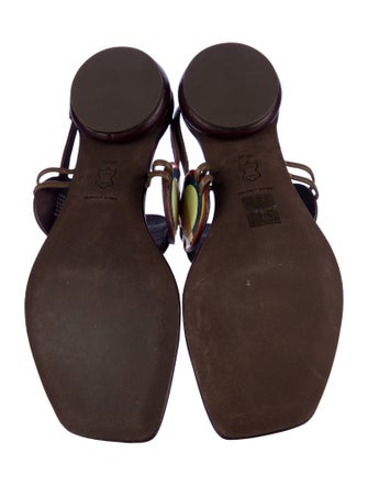 Tory Burch Leather T-Strap Sandals