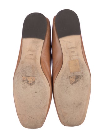 Tory Burch Leather Bow Accents Loafers