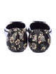 Tory Burch Patent Leather Floral Print Flats