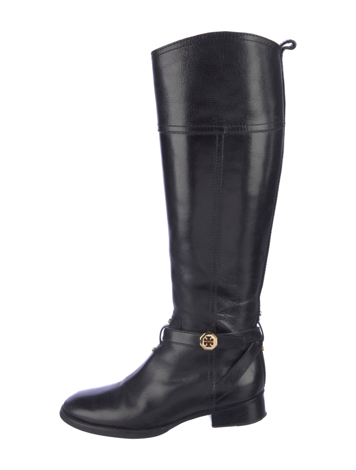 Tory Burch Leather Riding Boots
