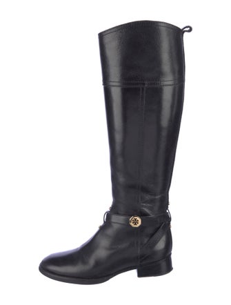 Tory Burch Leather Riding Boots
