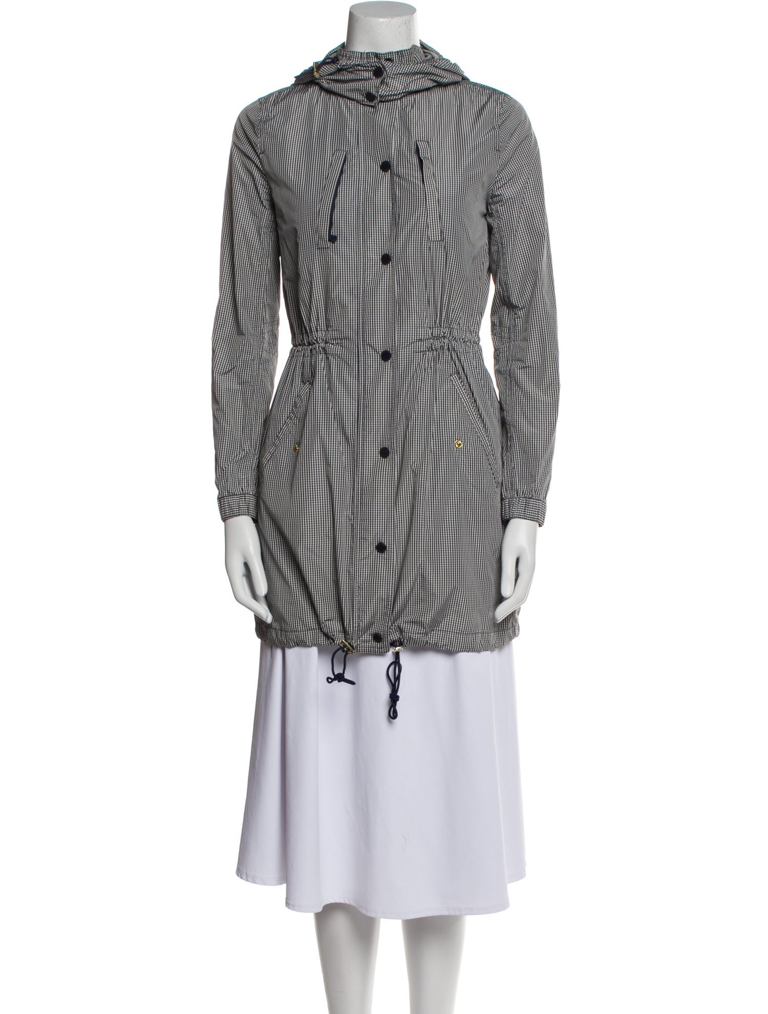 Tory Burch Plaid Print Coat