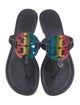 Tory Burch Patent Leather T-Strap Sandals