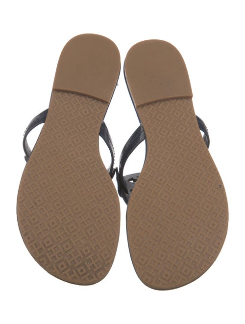 Tory Burch Patent Leather T-Strap Sandals