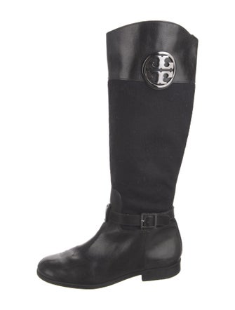 Tory Burch Leather Riding Boots