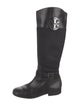 Tory Burch Leather Riding Boots