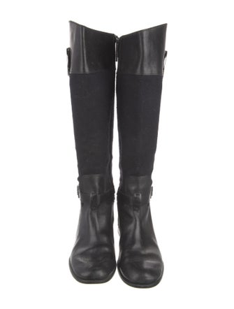 Tory Burch Leather Riding Boots