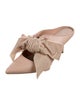 Tory Burch Leather Bow Accents Mules