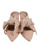 Tory Burch Leather Bow Accents Mules