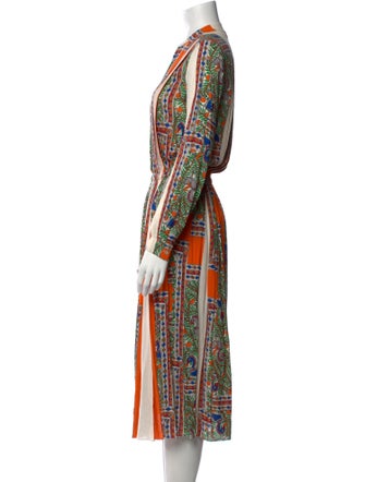 Tory Burch Printed Midi Length Dress