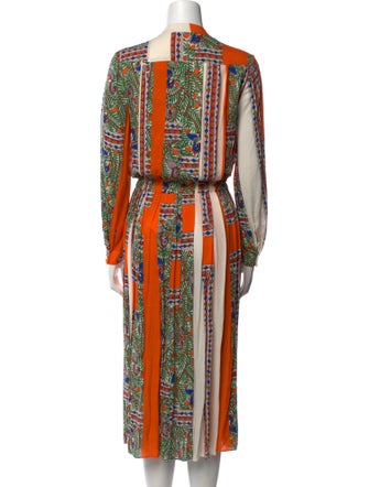 Tory Burch Printed Midi Length Dress