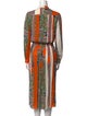 Tory Burch Printed Midi Length Dress