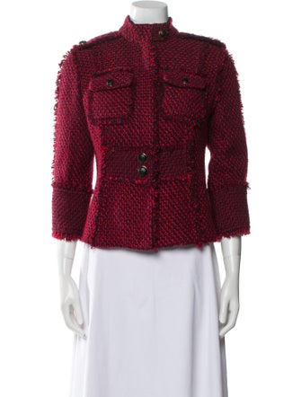 Tory Burch Tweed Pattern Jacket