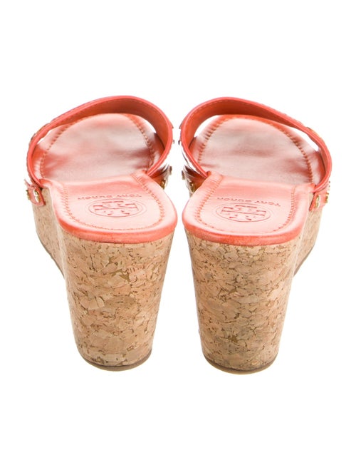 Tory Burch Patent Leather Printed Slides