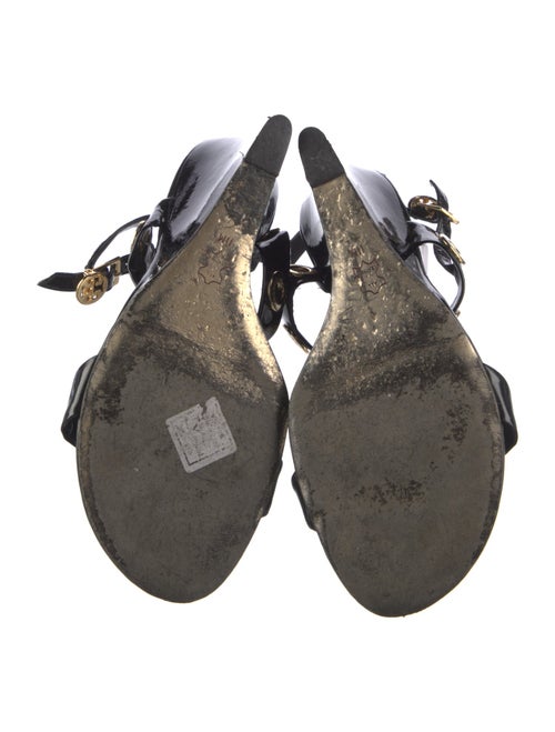 Tory Burch Patent Leather T-Strap Sandals
