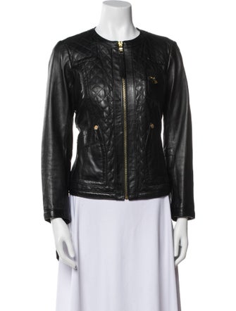Tory Burch Leather Biker Jacket