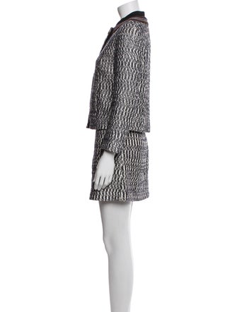 Tory Burch Printed Embroidered Accent Skirt Set