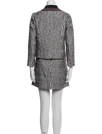 Tory Burch Printed Embroidered Accent Skirt Set