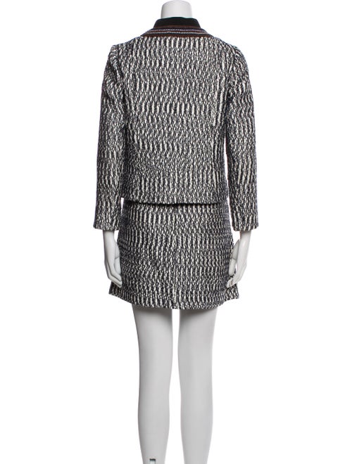 Tory Burch Printed Embroidered Accent Skirt Set