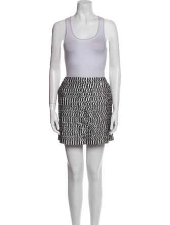 Tory Burch Printed Embroidered Accent Skirt Set