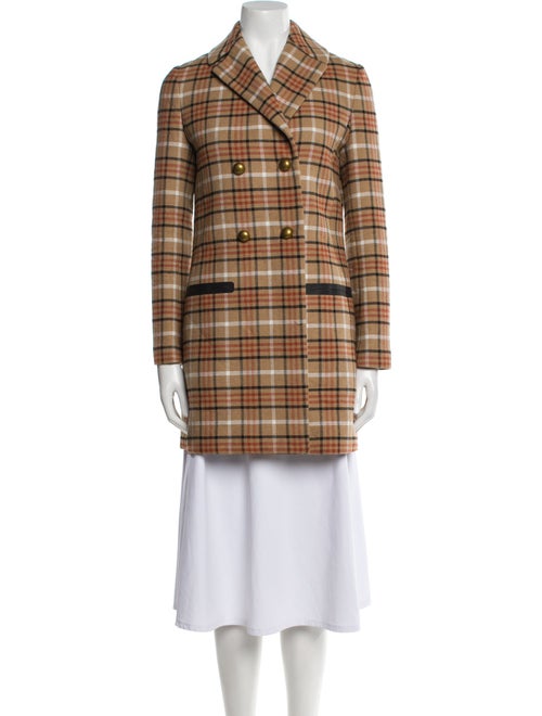 Tory Burch Plaid Print Coat
