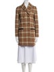 Tory Burch Plaid Print Coat