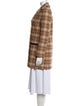 Tory Burch Plaid Print Coat