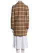 Tory Burch Plaid Print Coat