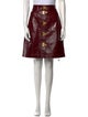 Tory Burch Leather Knee-Length Skirt