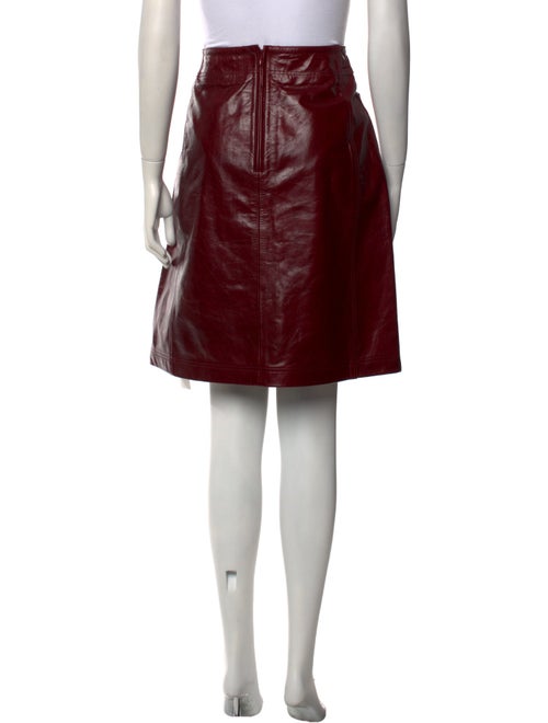 Tory Burch Leather Knee-Length Skirt
