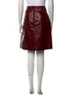 Tory Burch Leather Knee-Length Skirt