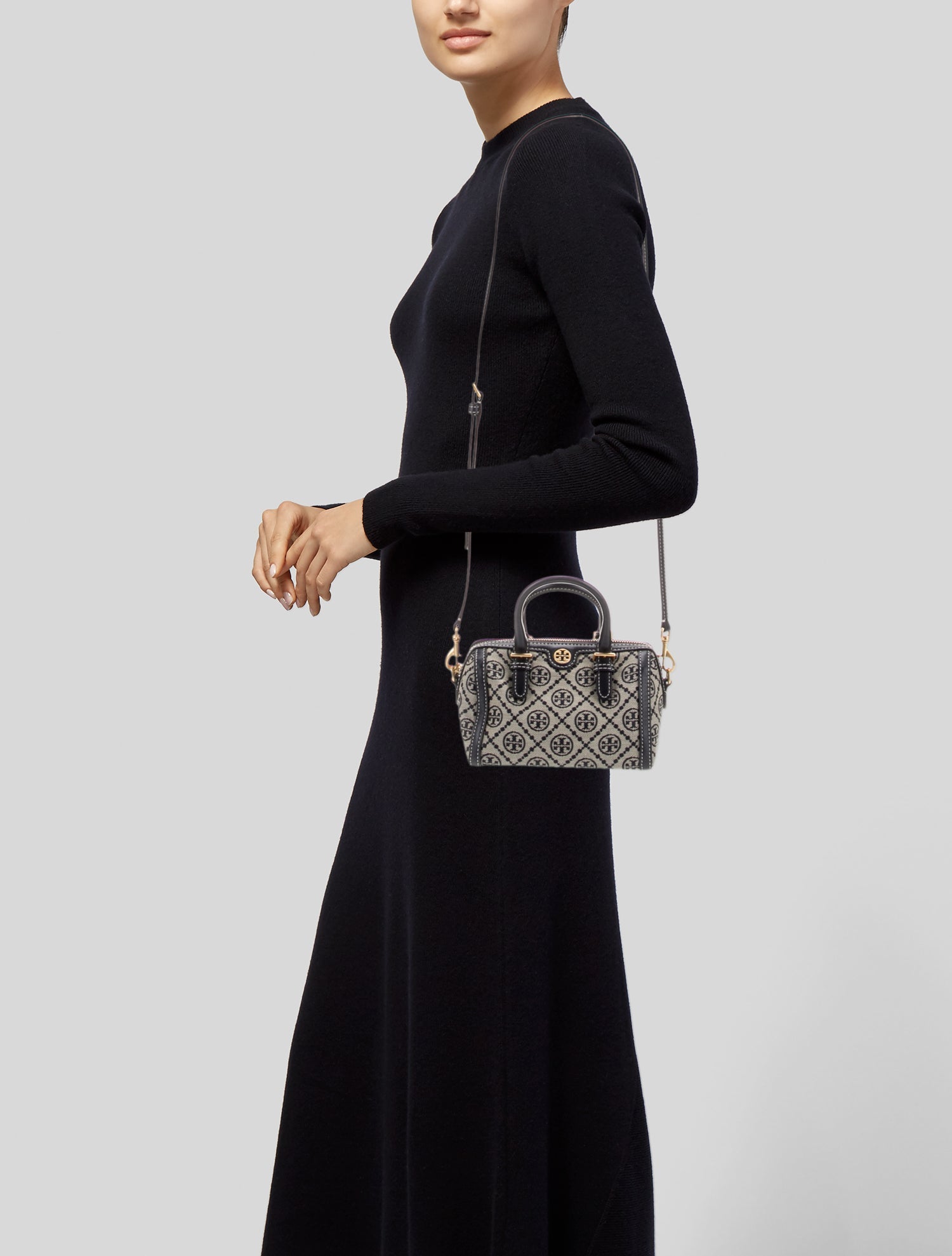 Tory Burch Canvas Top Handle Bag