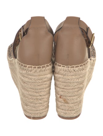 Tory Burch Leather Braided Accents Espadrilles