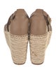 Tory Burch Leather Braided Accents Espadrilles