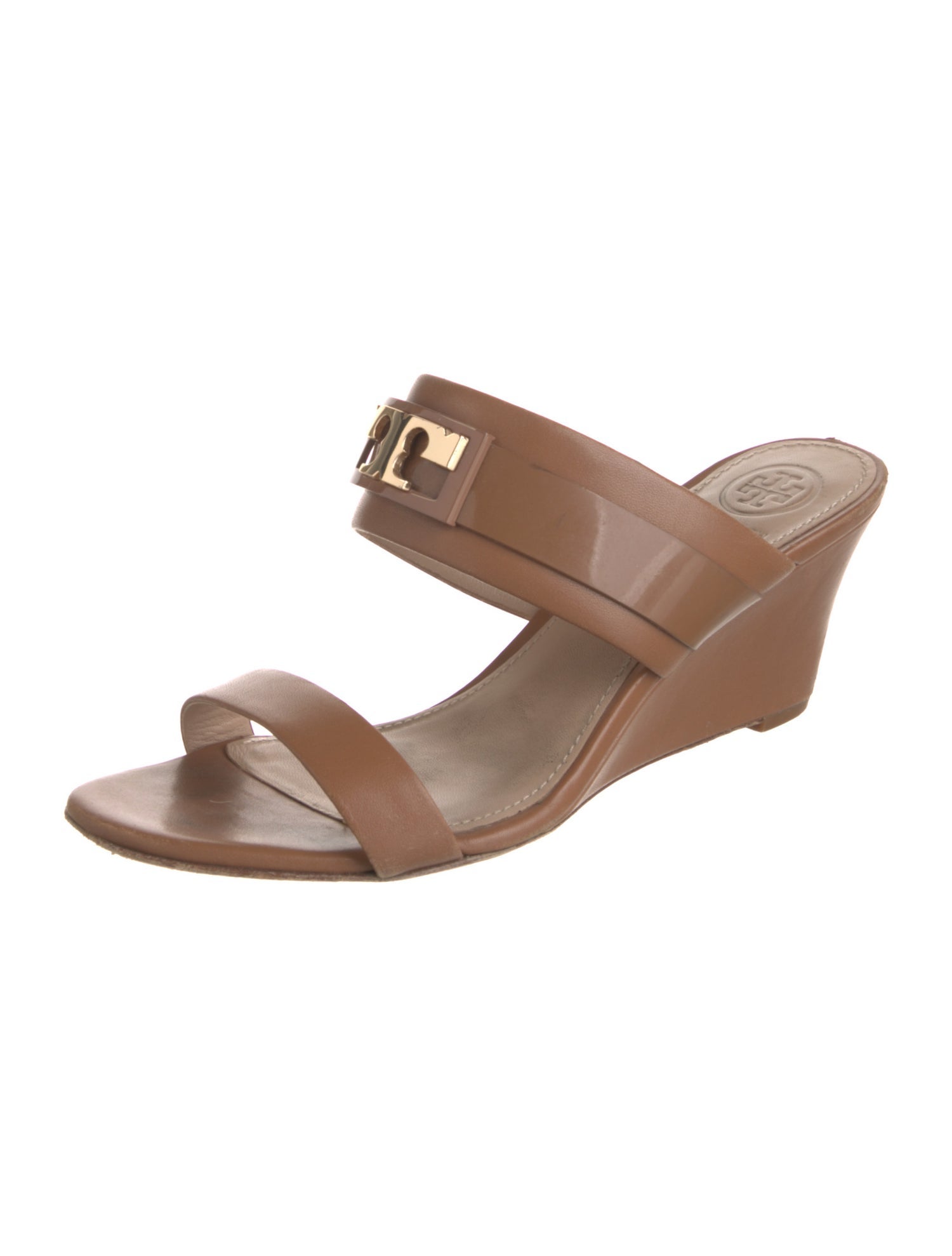 Tory Burch Leather Slides