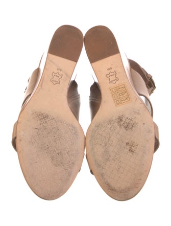 Tory Burch Leather Slingback Sandals