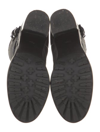 Tory Burch Leather Lace-Up Boots