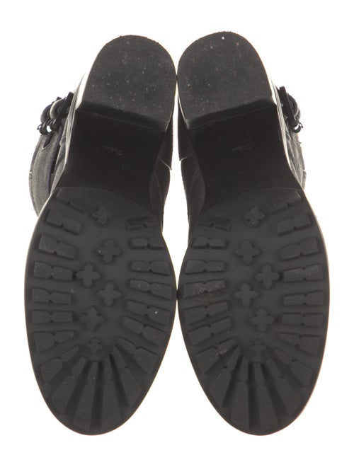 Tory Burch Leather Lace-Up Boots