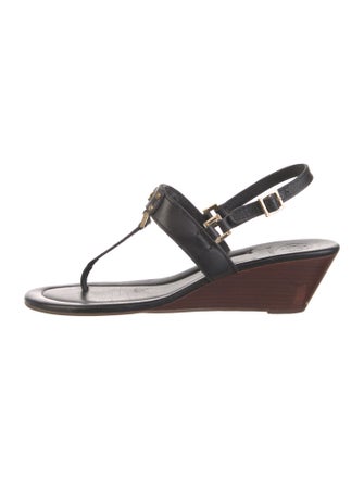 Tory Burch Leather Slingback Sandals