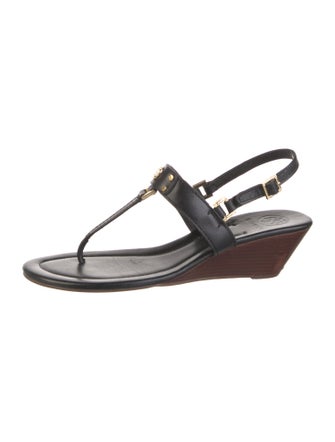 Tory Burch Leather Slingback Sandals