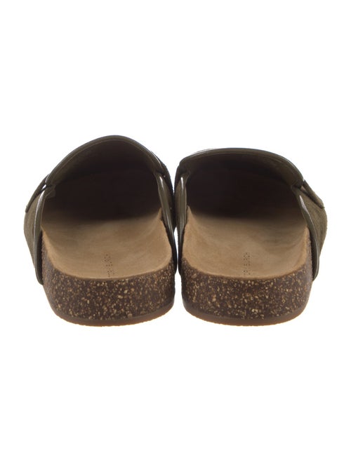 Tory Burch Suede Bow Accents Mules