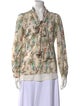 Tory Burch Silk Floral Print Blouse