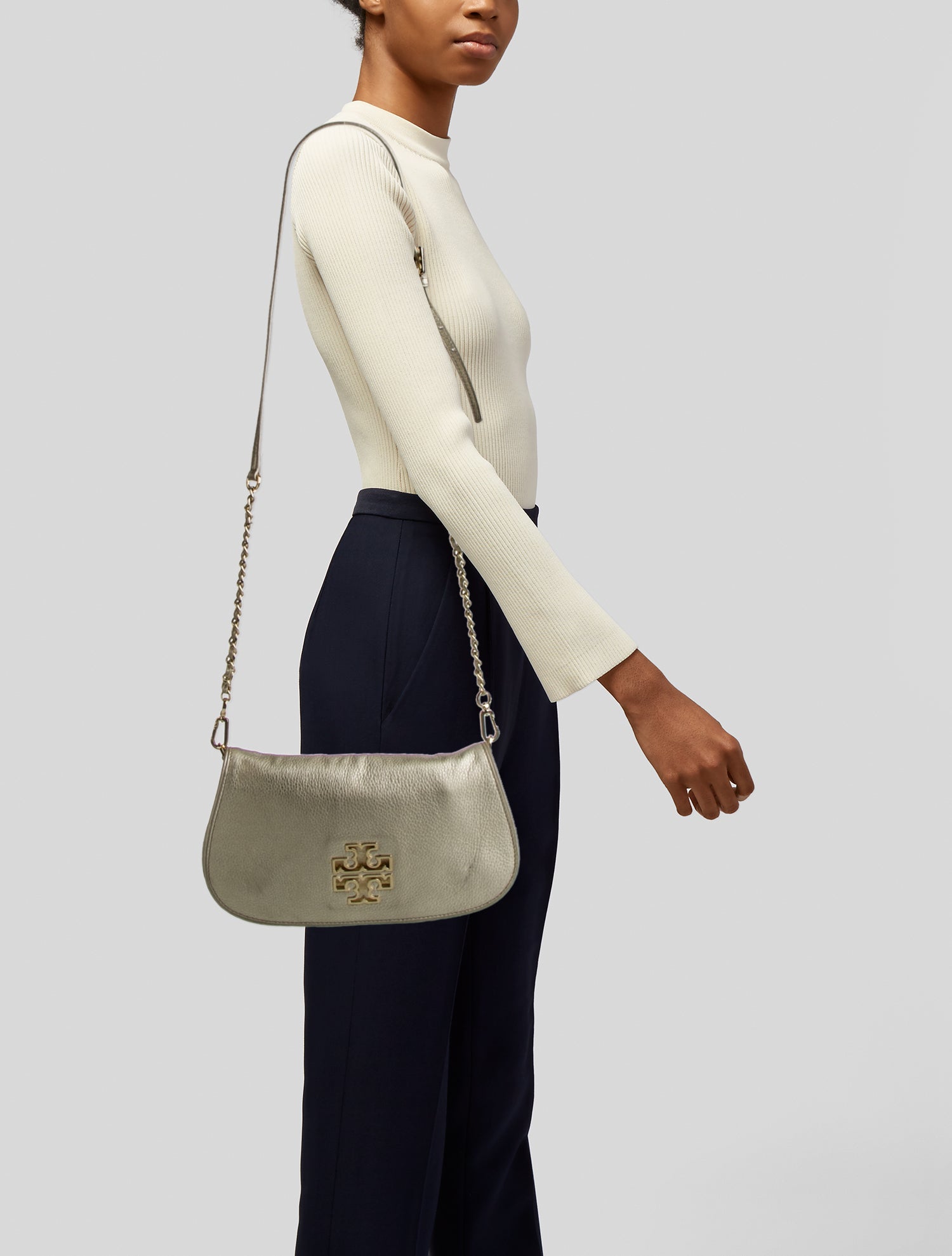 Tory Burch Leather Clutch