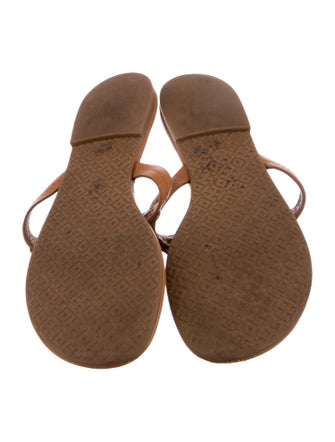 Tory Burch Leather Slides