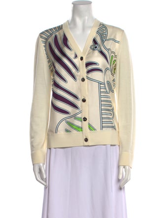 Tory Burch Silk Printed Sweater