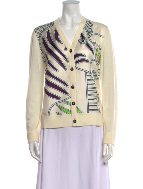 Tory Burch Silk Printed Sweater