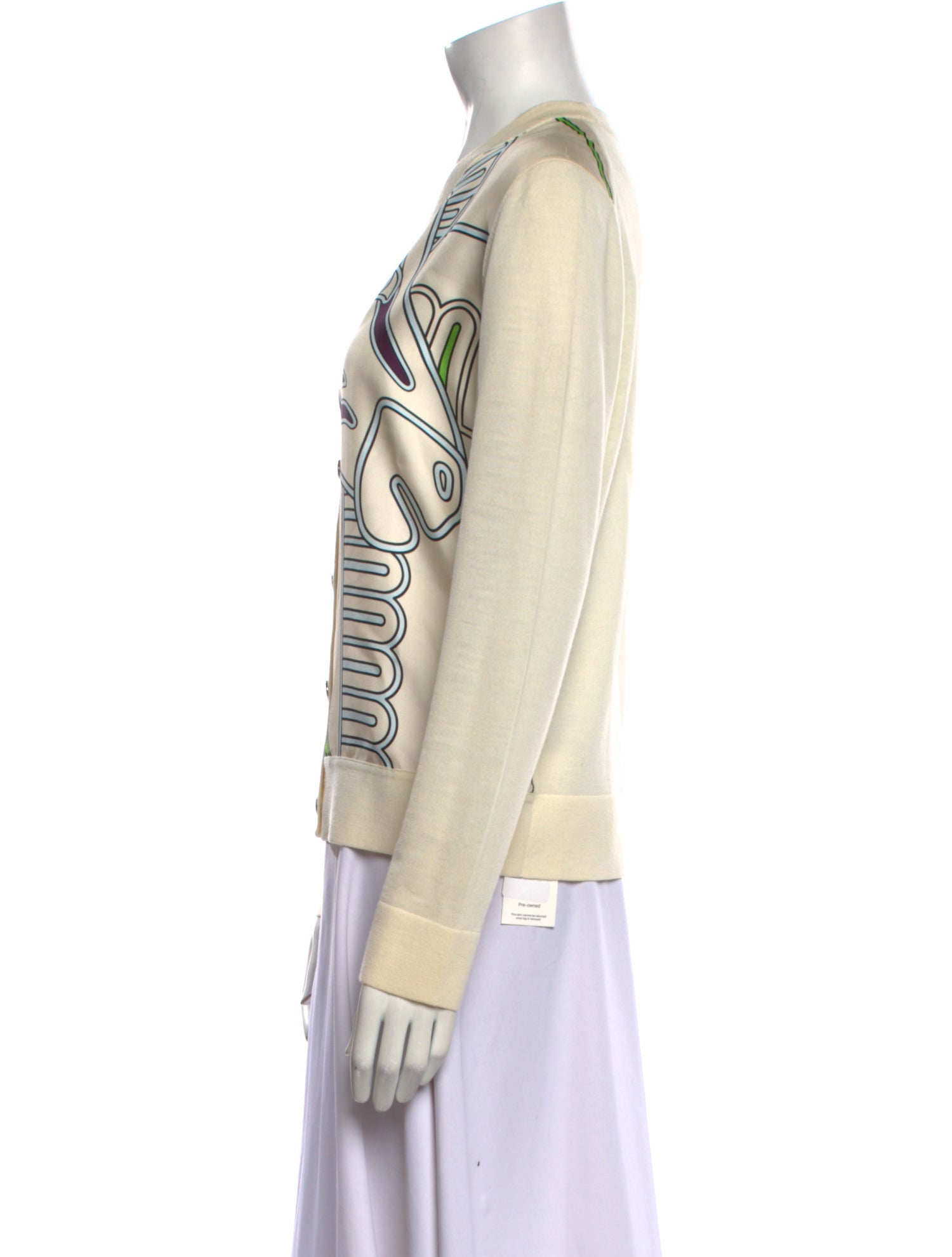 Tory Burch Silk Printed Sweater