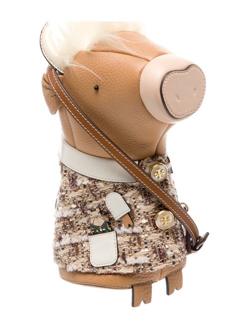 Tory Burch Leather Bucket Bag